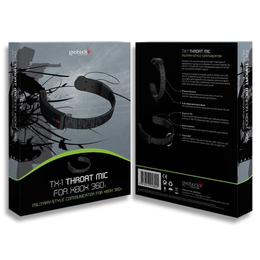 Xbox 360 throat mic hot sale