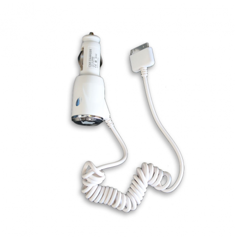 IPhone Car Charger Doca Branco