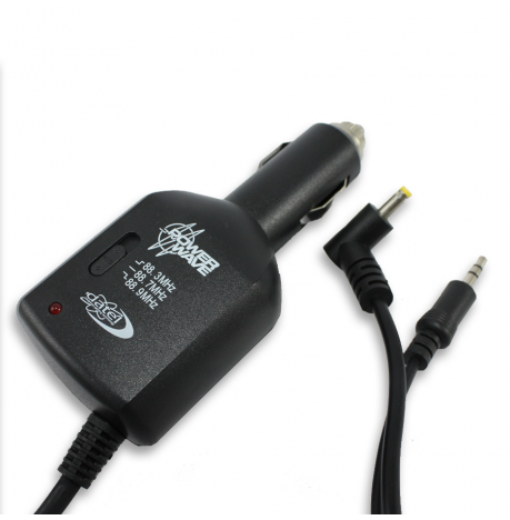 Carregador do carro e adaptador do audio POWER WAVE