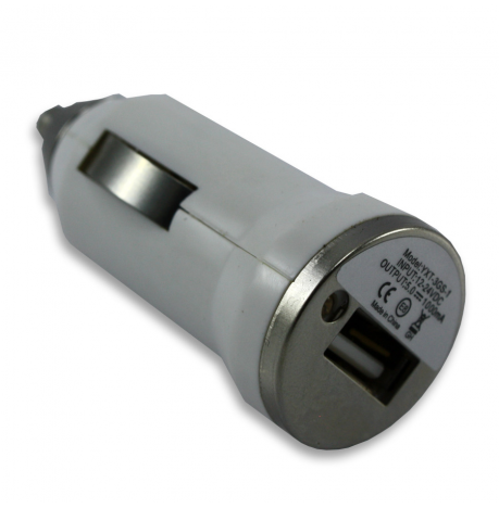 Mini USB Car Charger BRANCO