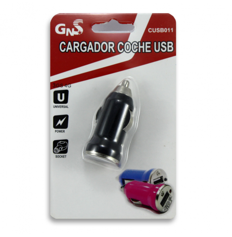 Mini USB Car Charger PRETO